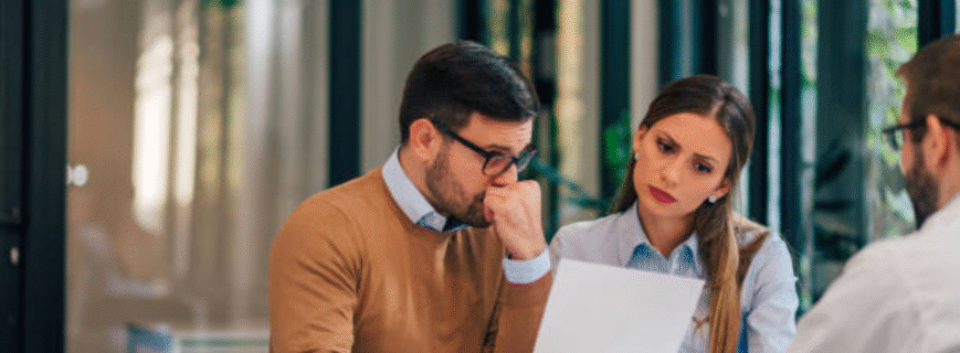 Separated couple discussing divorce rights with UK family solicitor