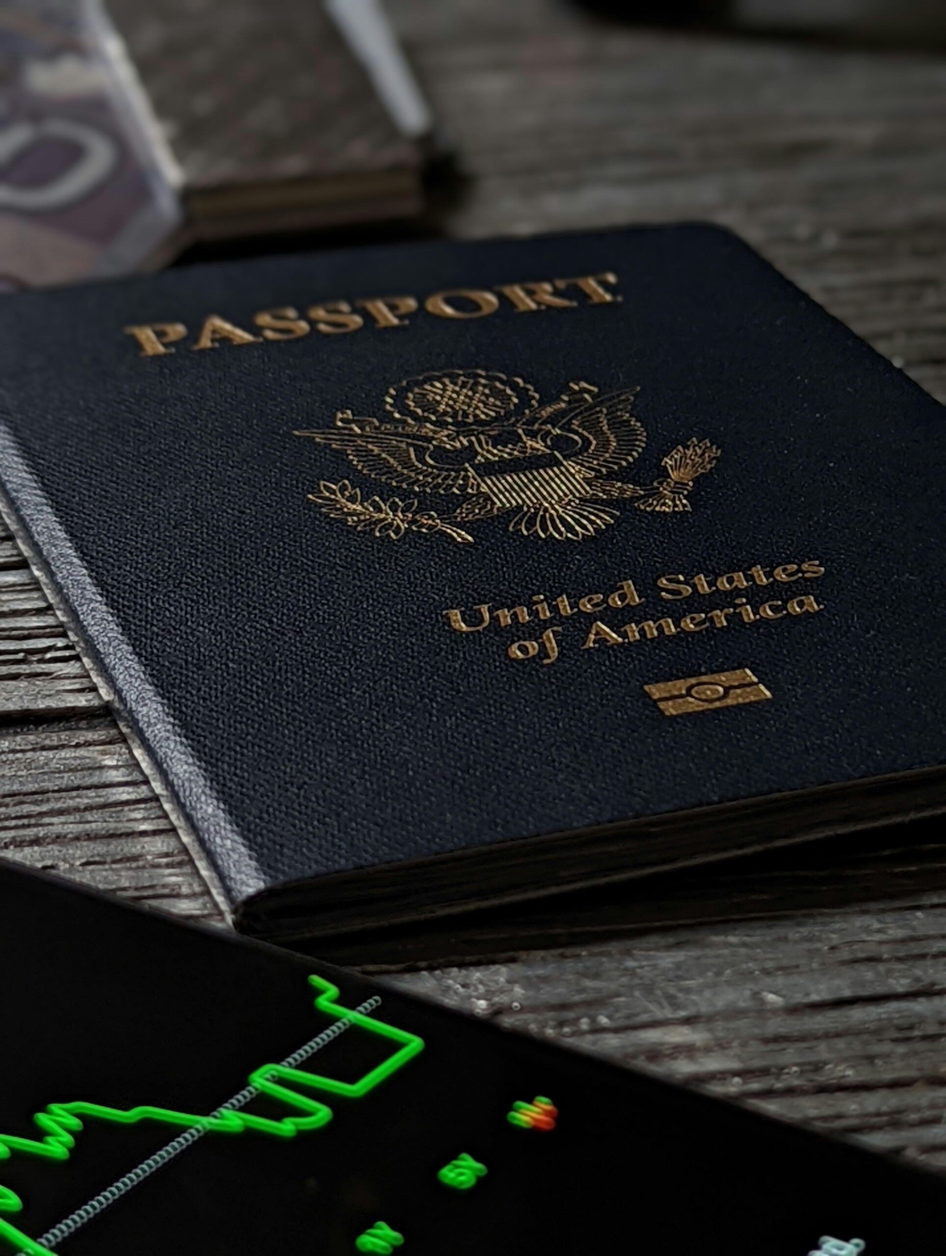 British passport with visa approval for UK immigration process.