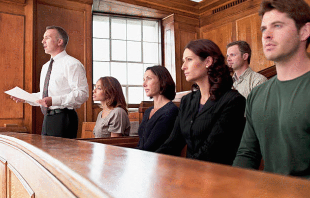 Criminal solicitor defending client in UK court after arrest